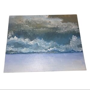 Abstract Ocean Wave Painting